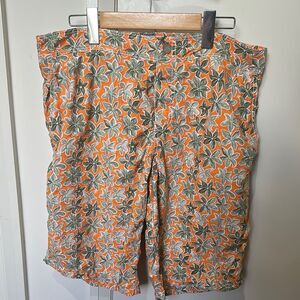 Vilebrequin - Floral Orange and Green Shorts